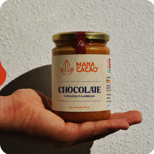 Chocolate con nueces y almendras