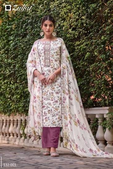 Floral Printed Straight Kurta Set
