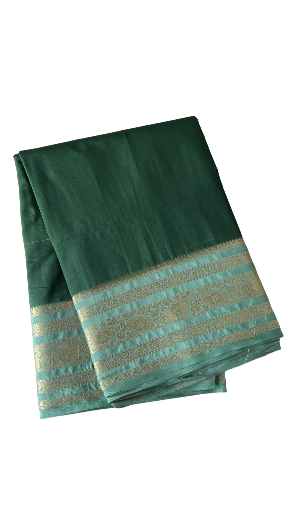 Green Mysore Silk Saree