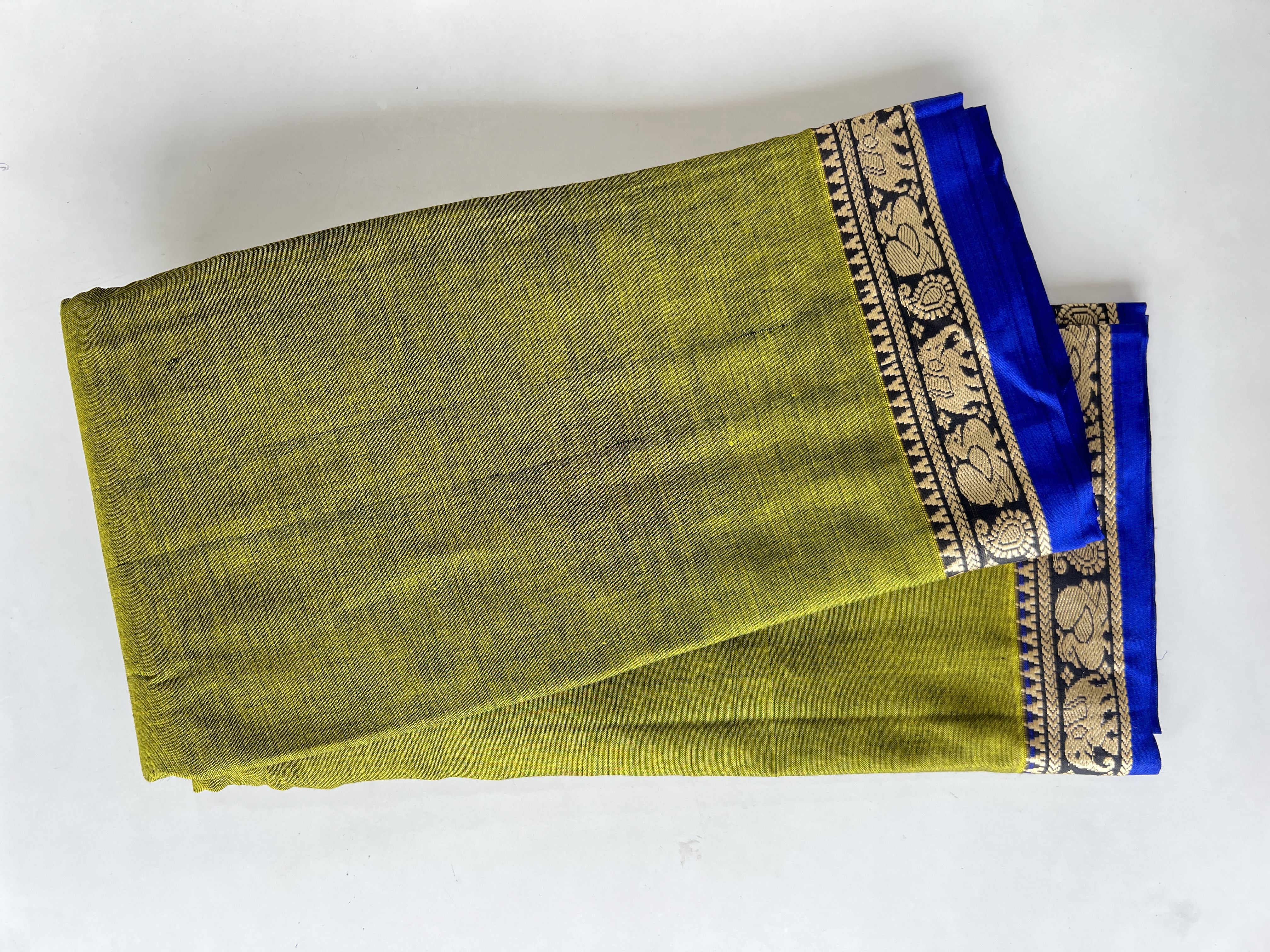 Purple Handloom Cotton Saree