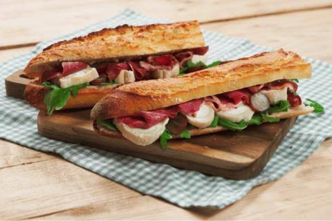 Baguette preparada.