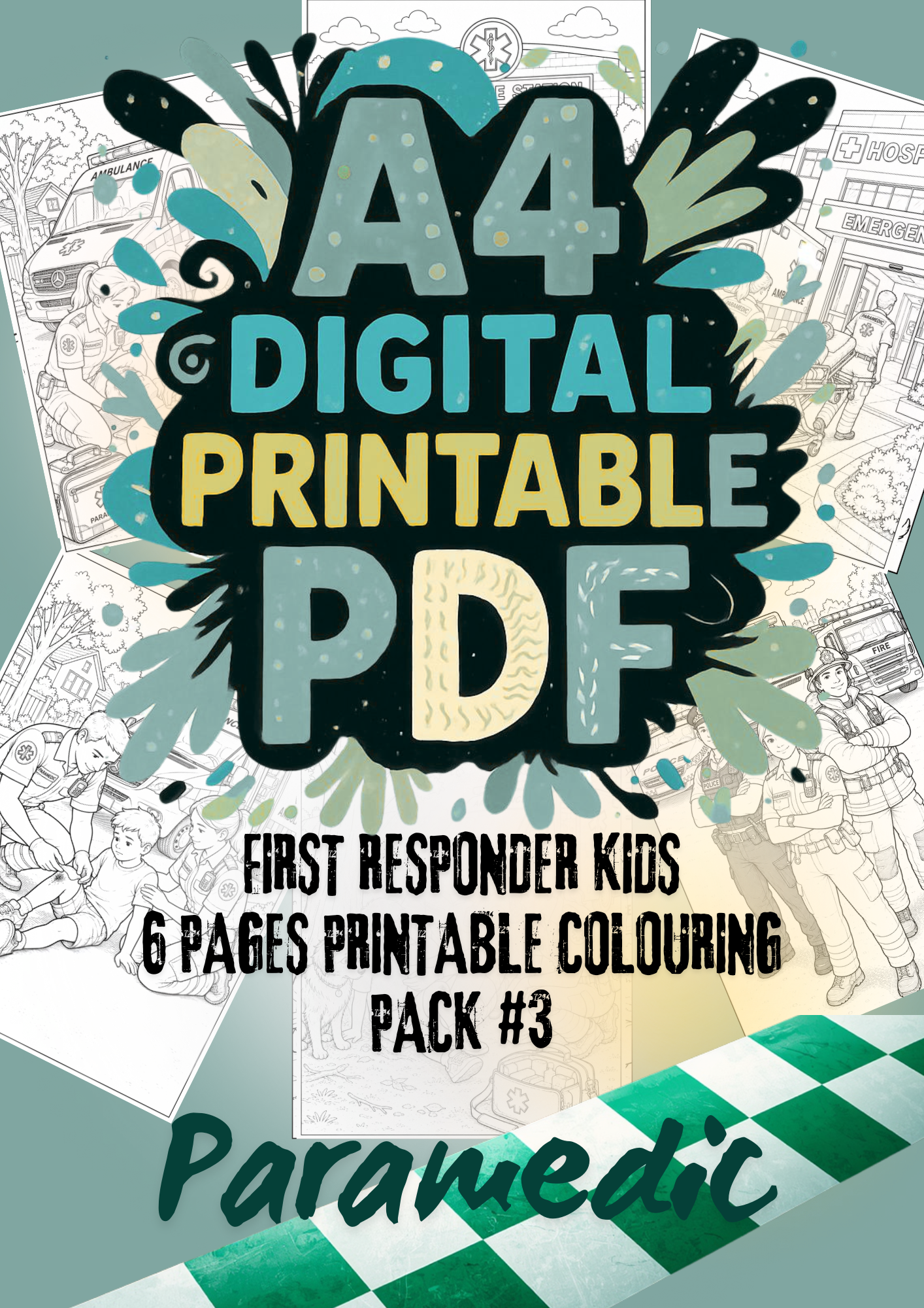 Paramedic Colouring Pack #3