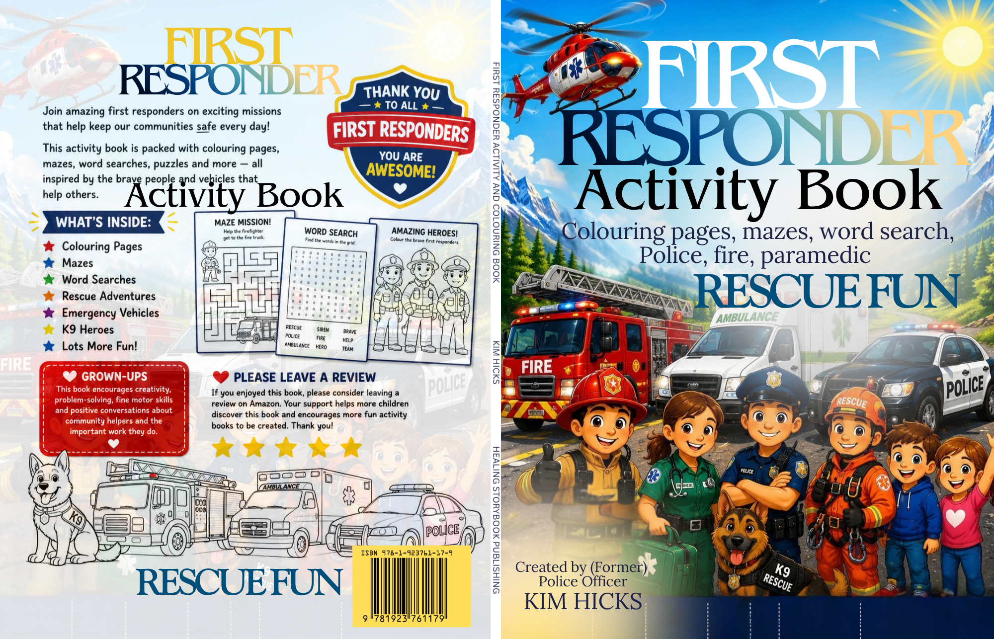 First Responder Activity Book