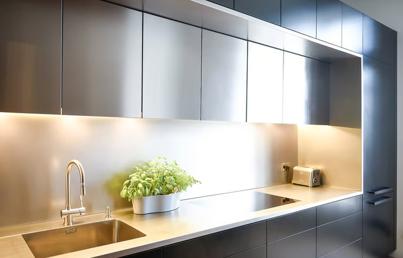 Plan de travail inox sur mesure