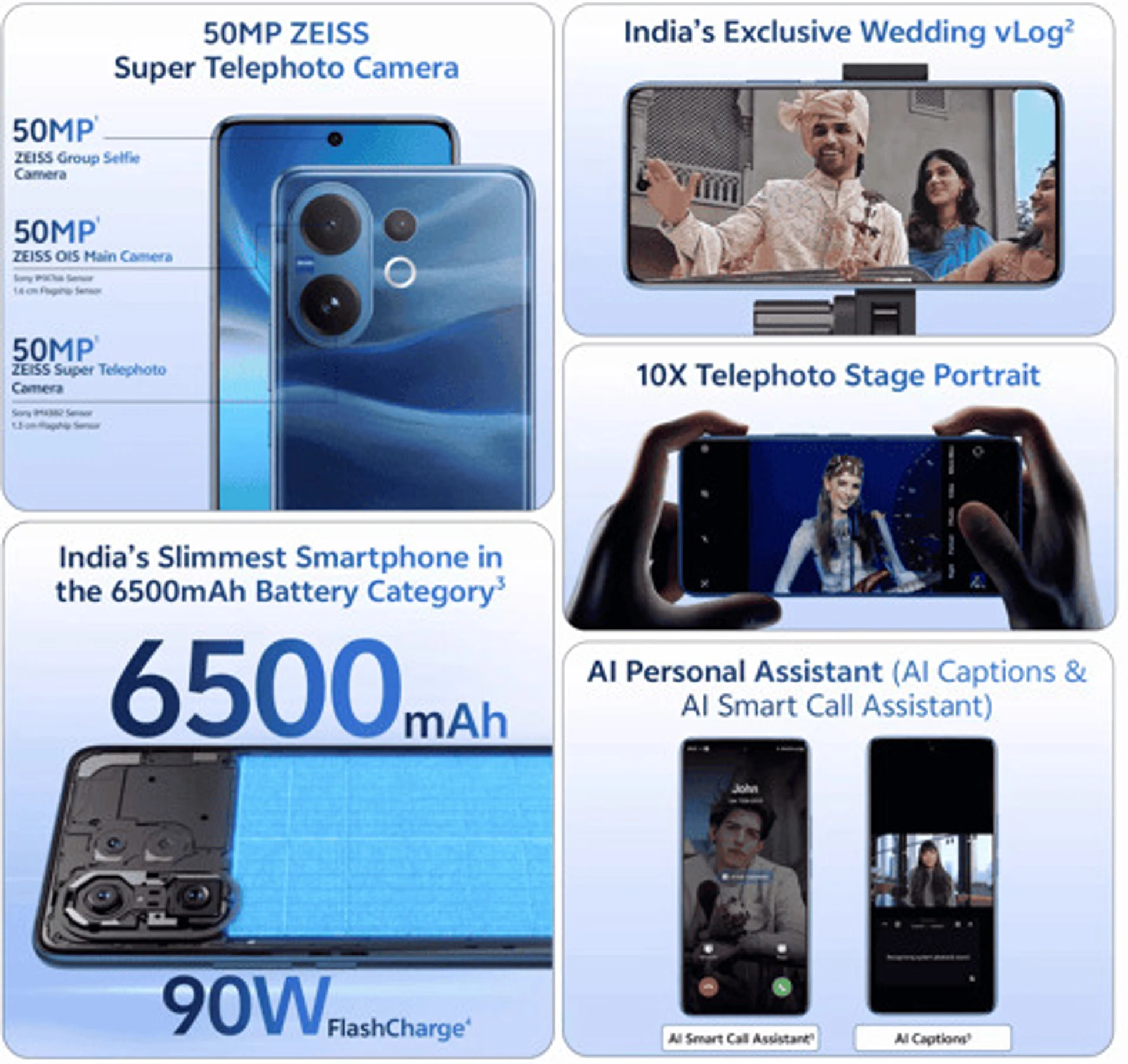 vivo V60 5G (Moonlit Blue, 256 GB) (12 GB RAM)