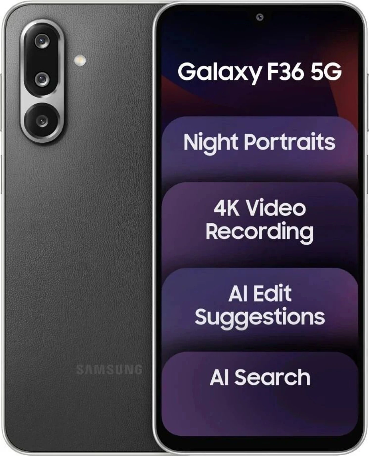 Samsung Galaxy F36 5G (Black, 128 GB) (6 GB RAM)