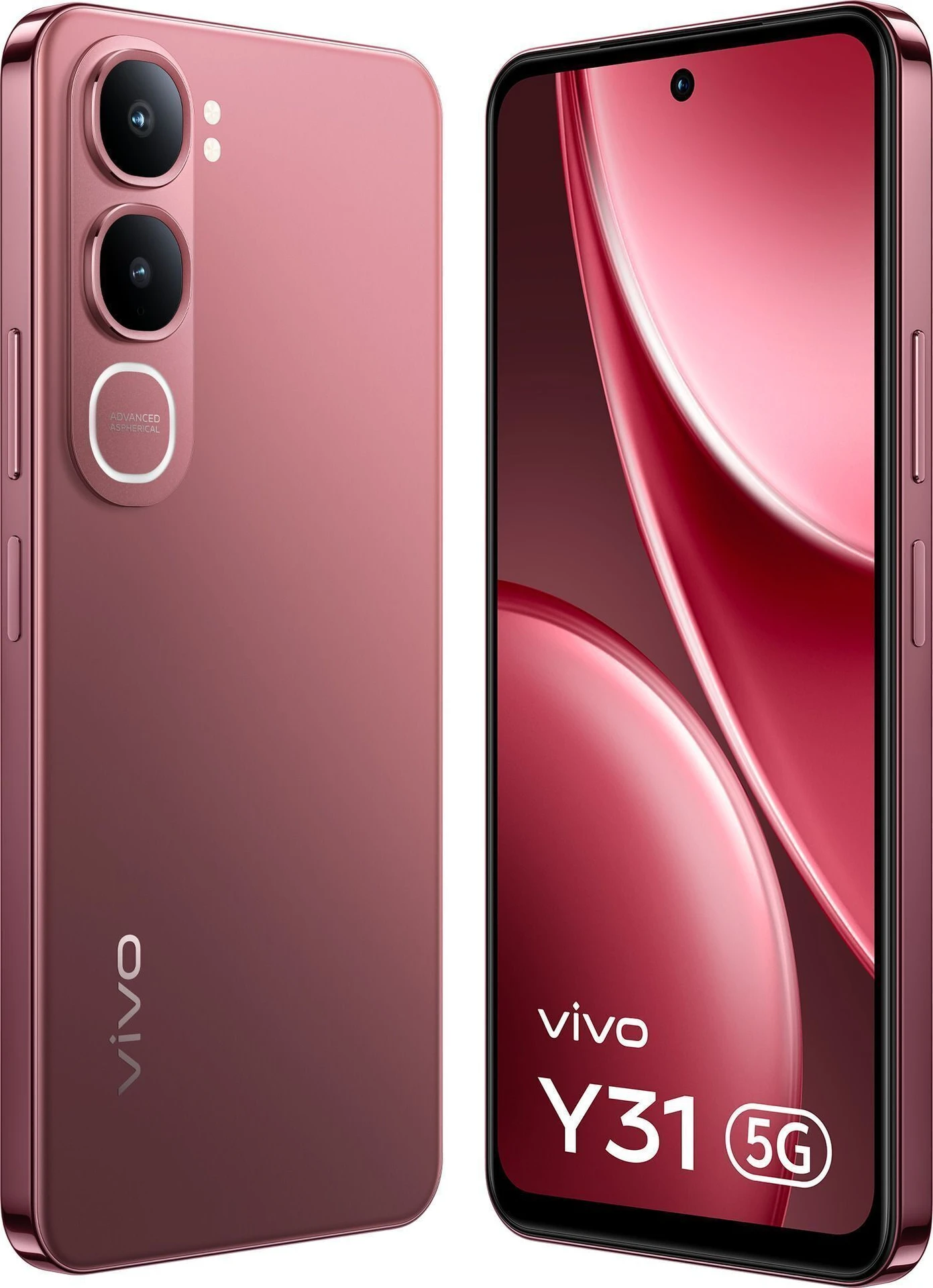 vivo Y31 5G (ROSE RED, 128 GB) (4 GB RAM)