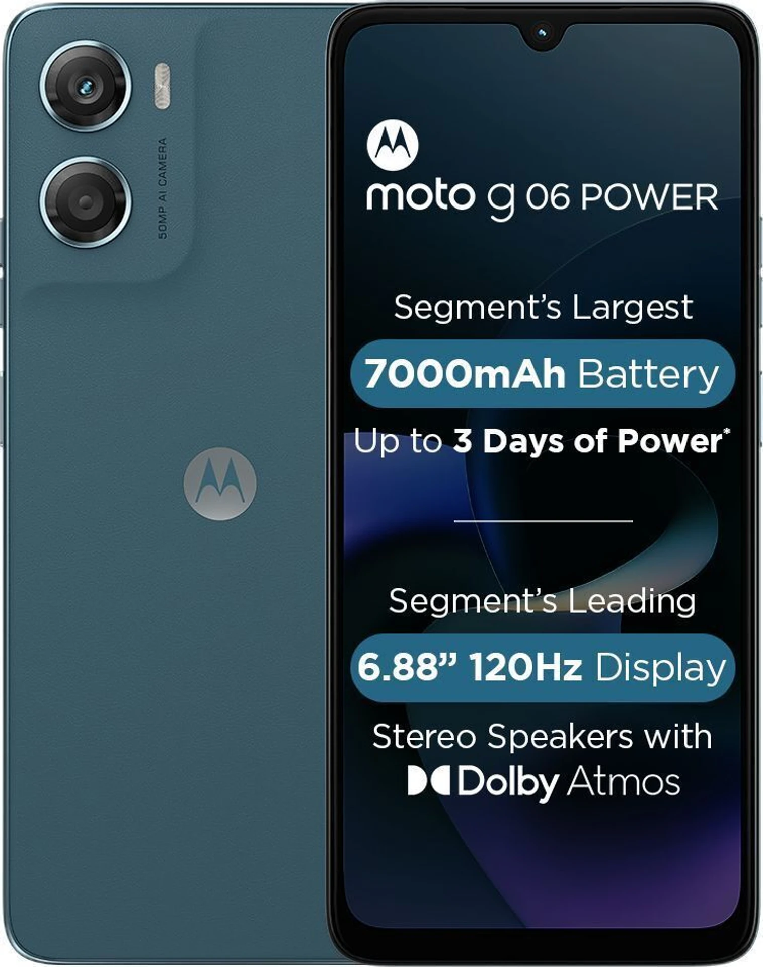 MOTOROLA g06 power (Pantone tapestry, 64 GB) (4 GB RAM)