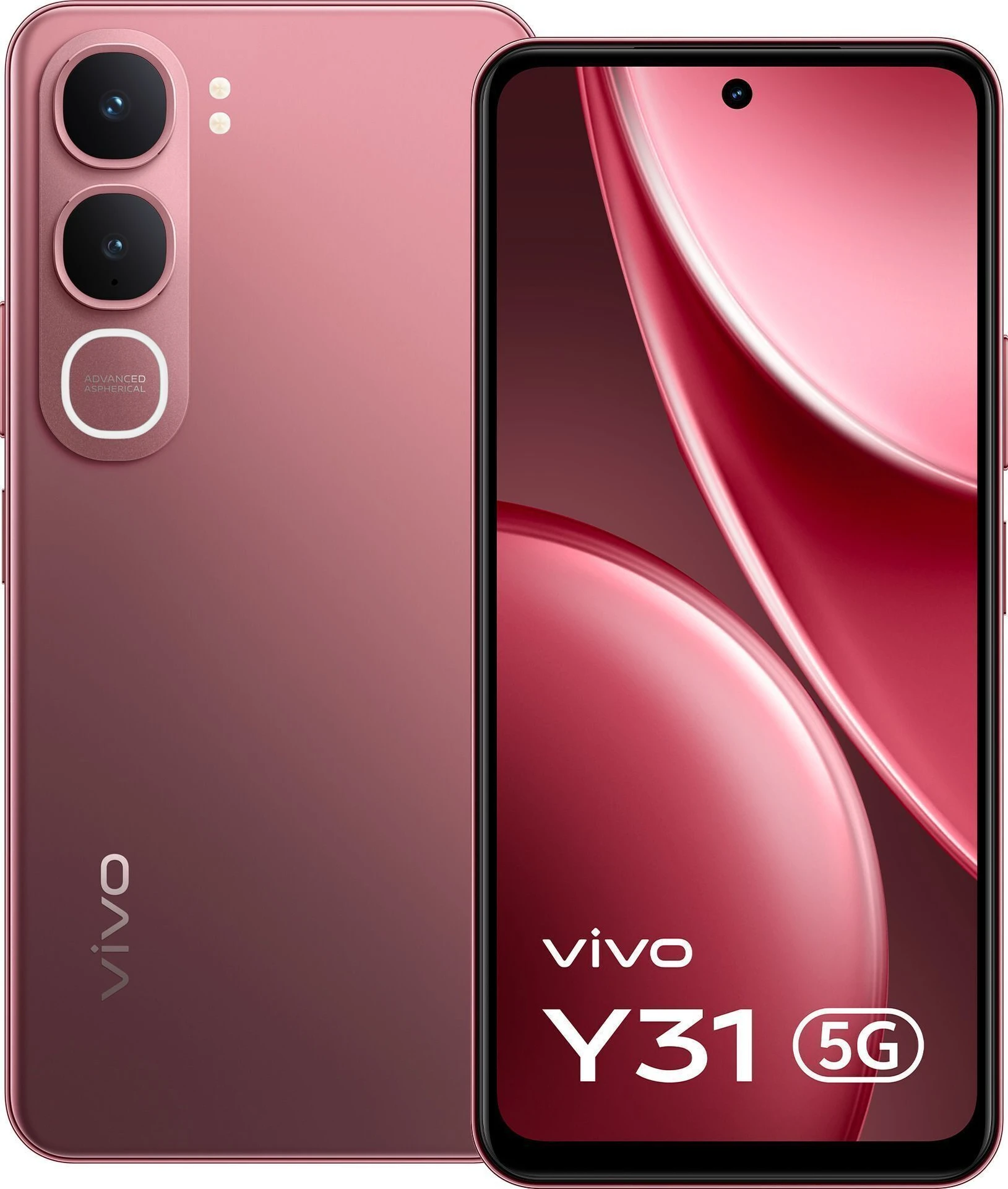 vivo Y31 5G (ROSE RED, 128 GB) (4 GB RAM)