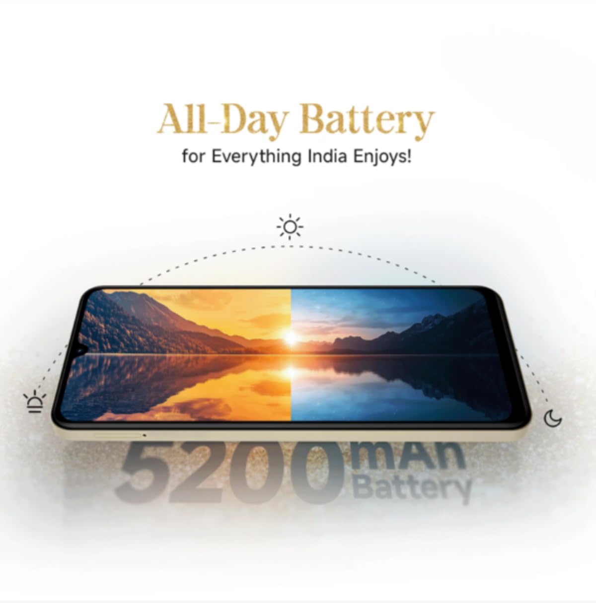 Redmi A5 Jaisalmer Gold (3GB RAM 64GB Storage) | Royale Design | 
