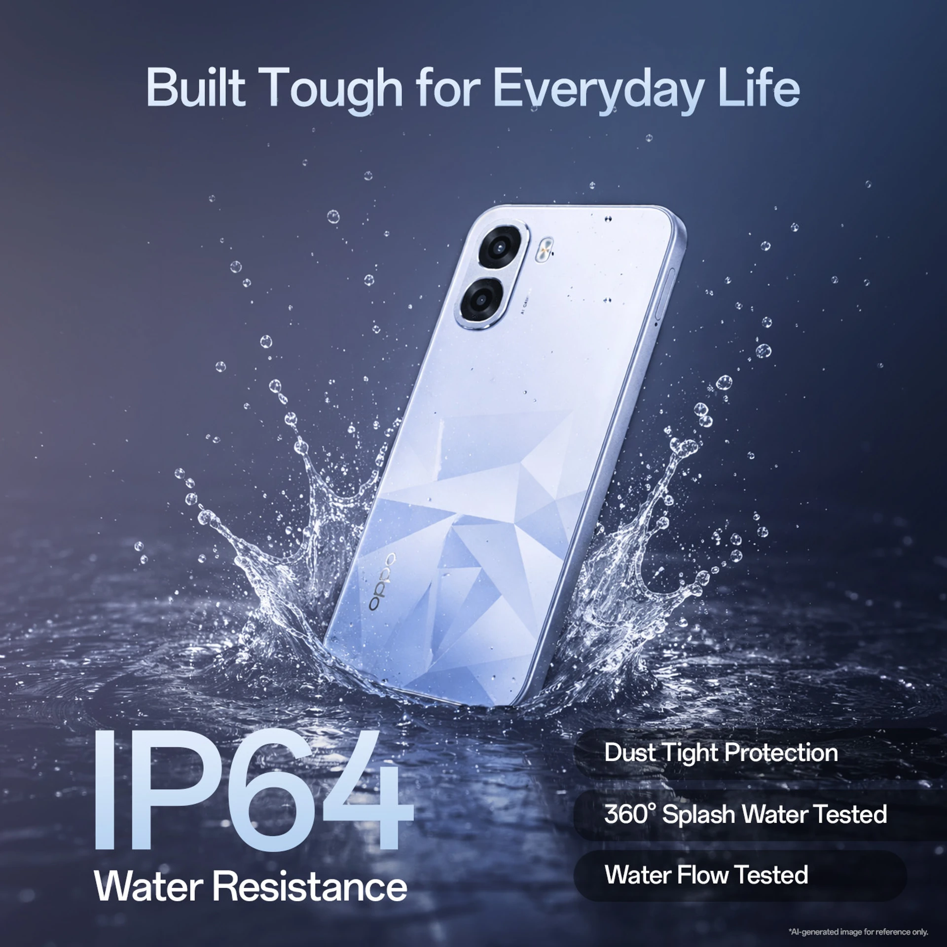 OPPO K14x 5G (Icy Blue, 128 GB) (4 GB RAM)