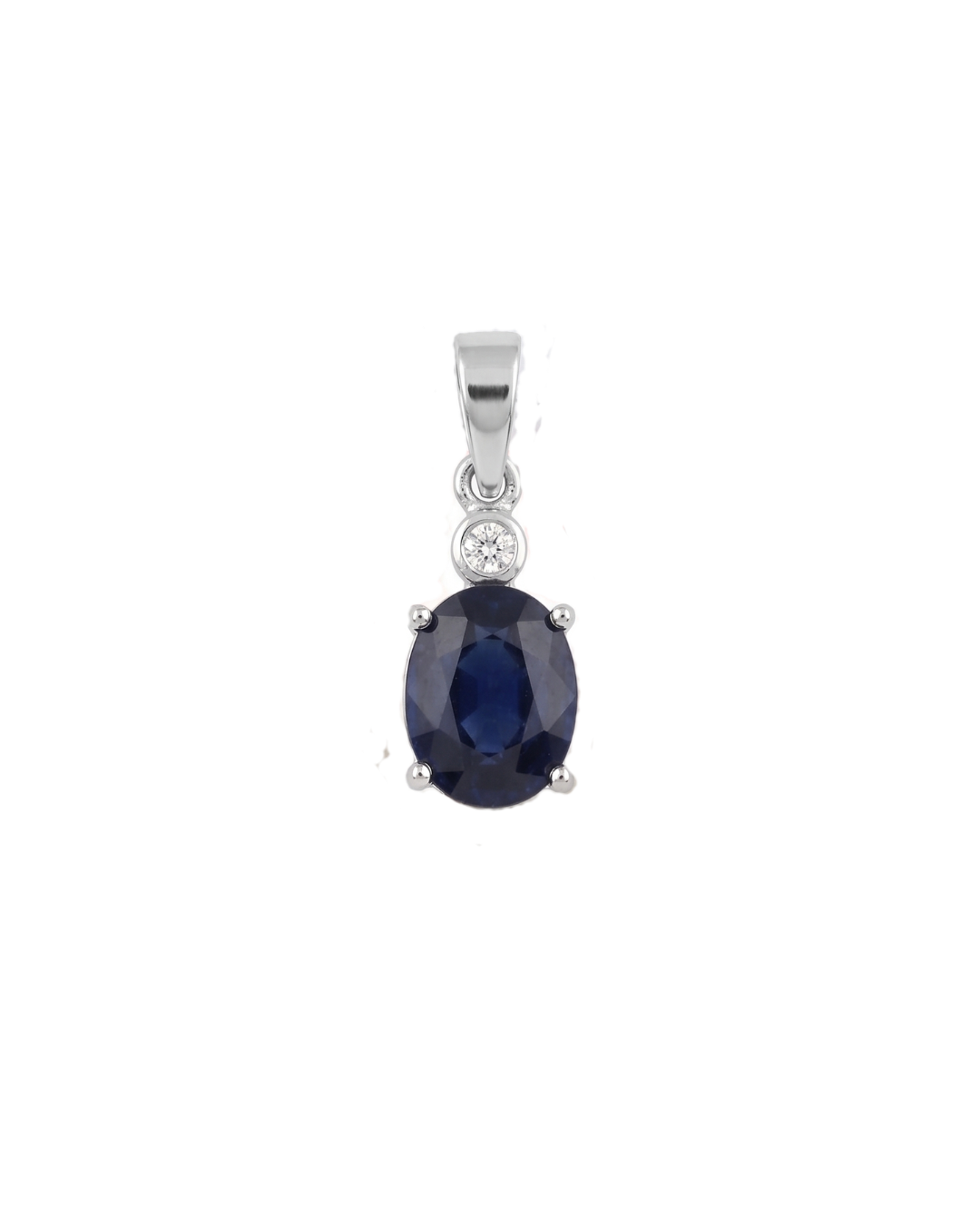 Exquisite Natural Ceylon Blue Sapphire Pendant