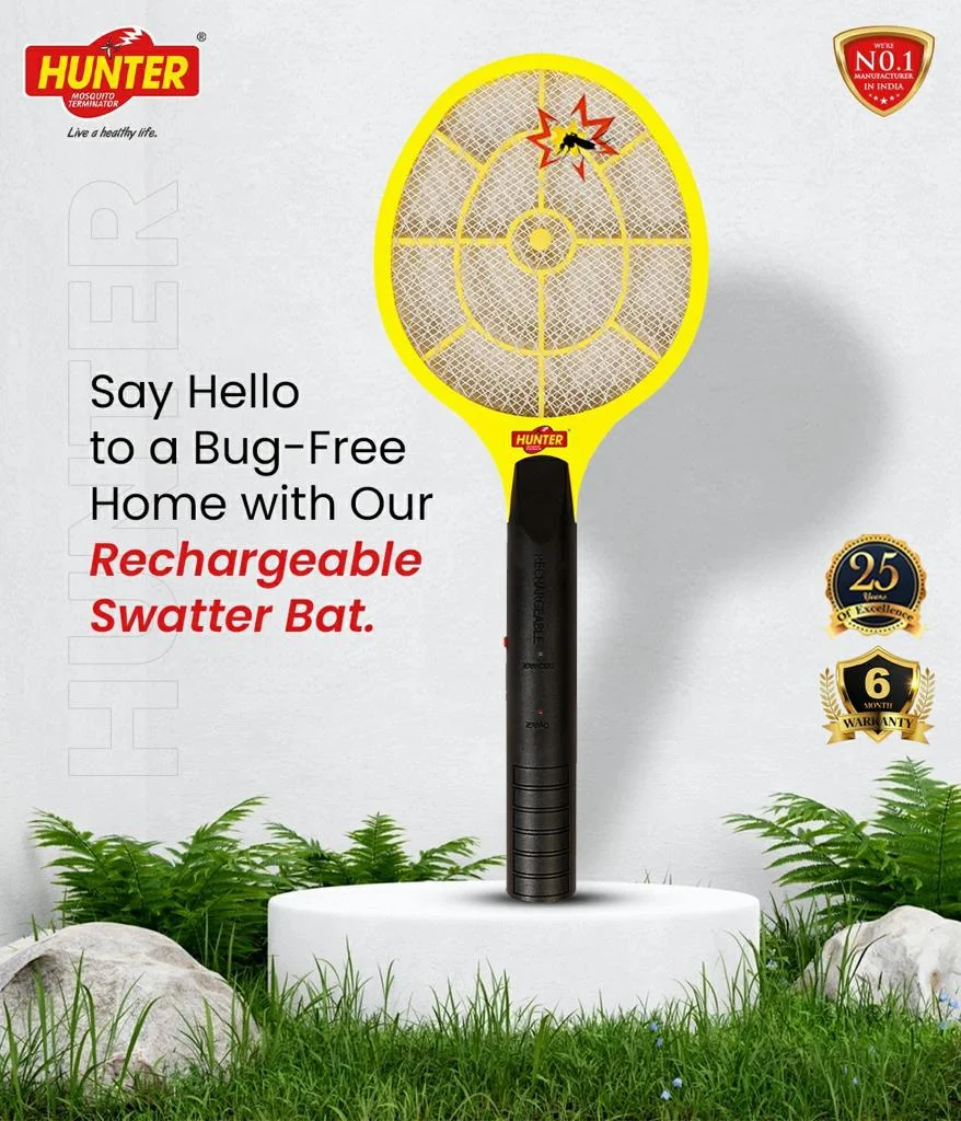 Hunter Rechargeable Mosquito Swatter Bat