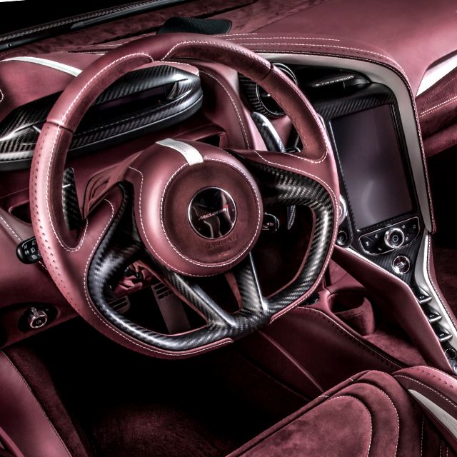 Luxury Carbon Fiber Car Interior