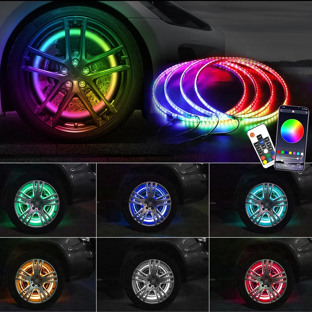 RGB LED Car Wheel Lights