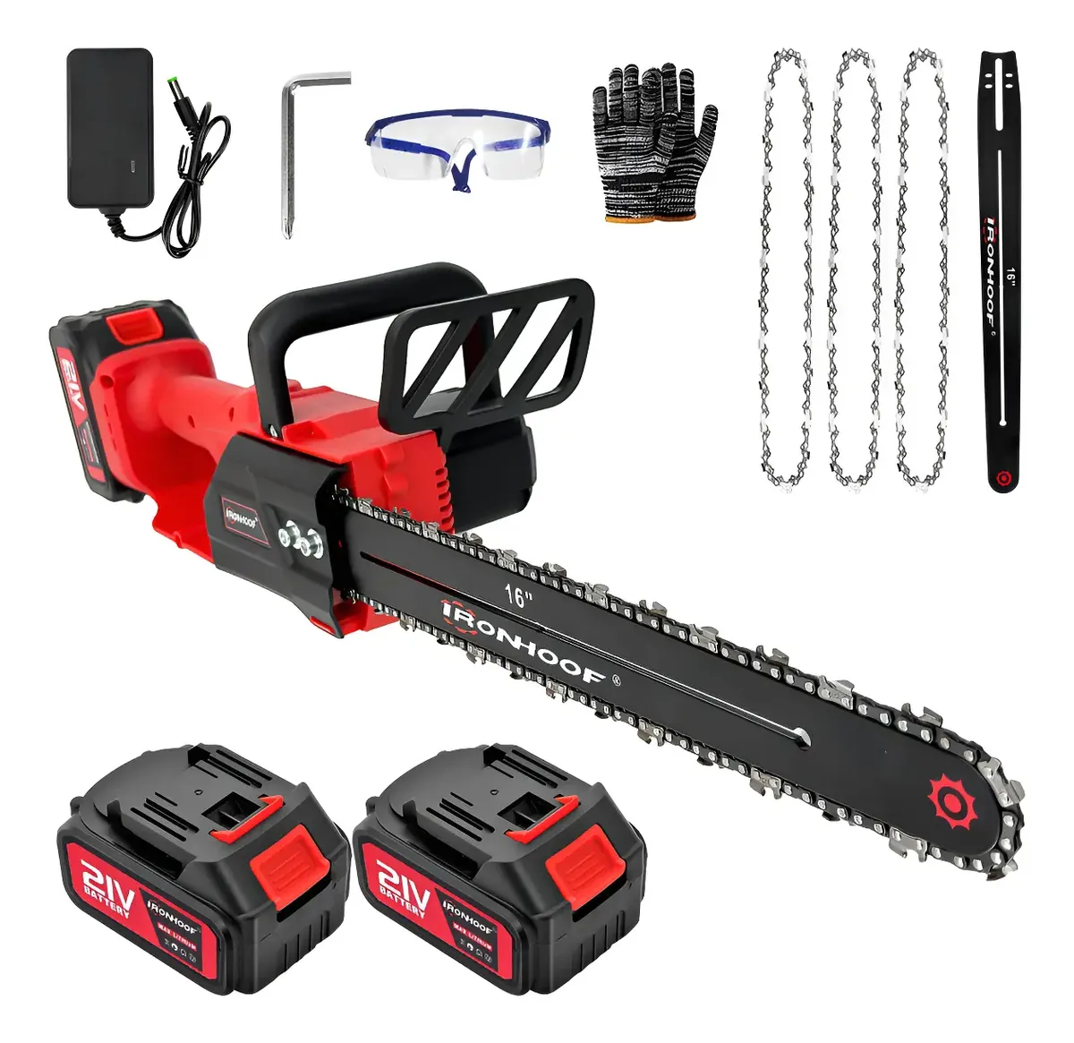 Motosserra Elétrica Brushless 16 Polegadas 2 Bateria 1600w