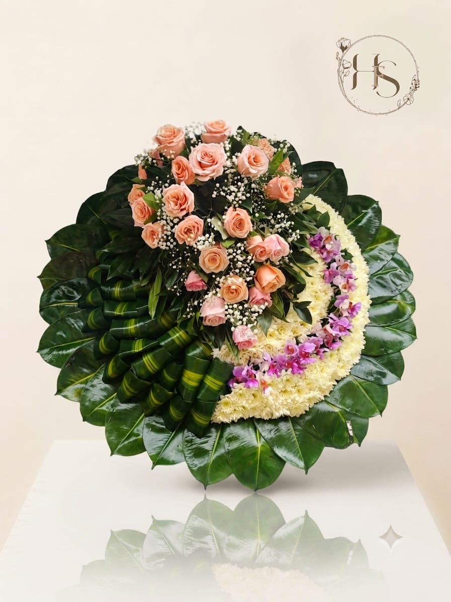 Corona Fúnebre: Homenaje de Elegancia Contemporánea