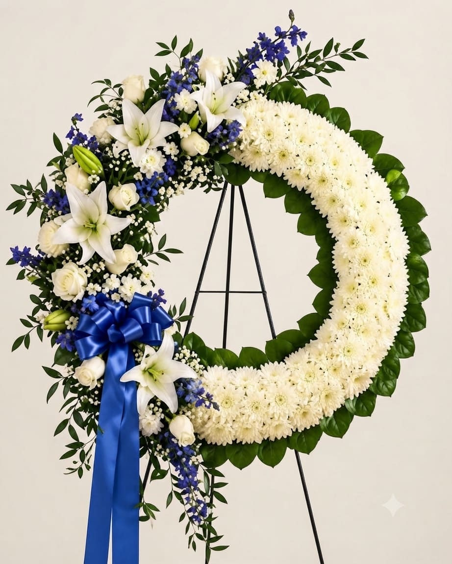 Corona Fúnebre: Homenaje de Paz y Distinción