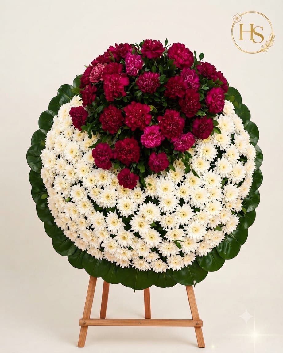Corona Fúnebre: Homenaje de Distinción y Respeto