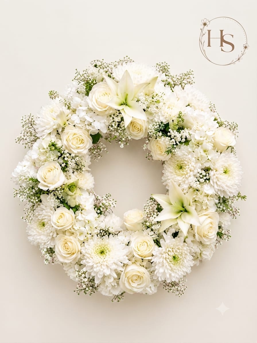 Corona Fúnebre: Homenaje de Paz Eterna
