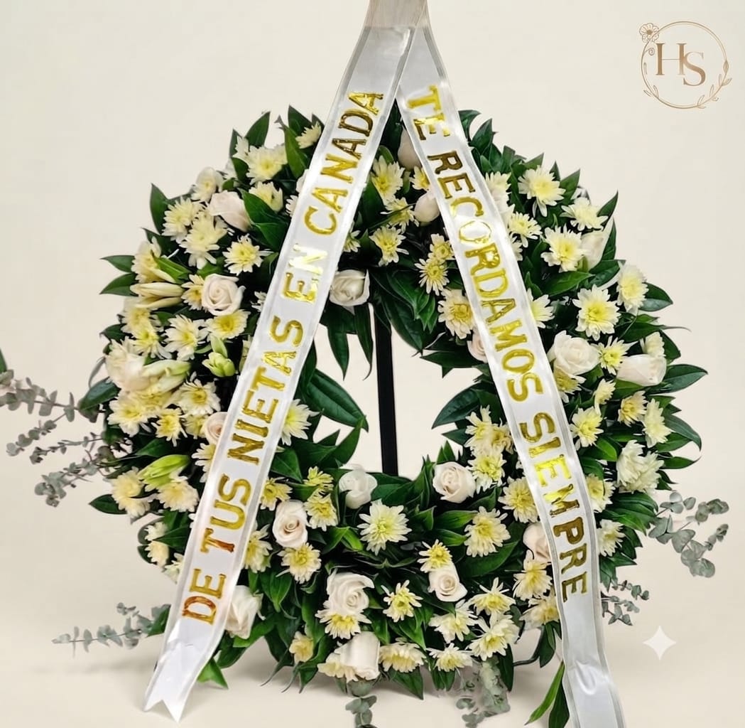 Corona Fúnebre: Homenaje de Cercanía y Amor Eterno