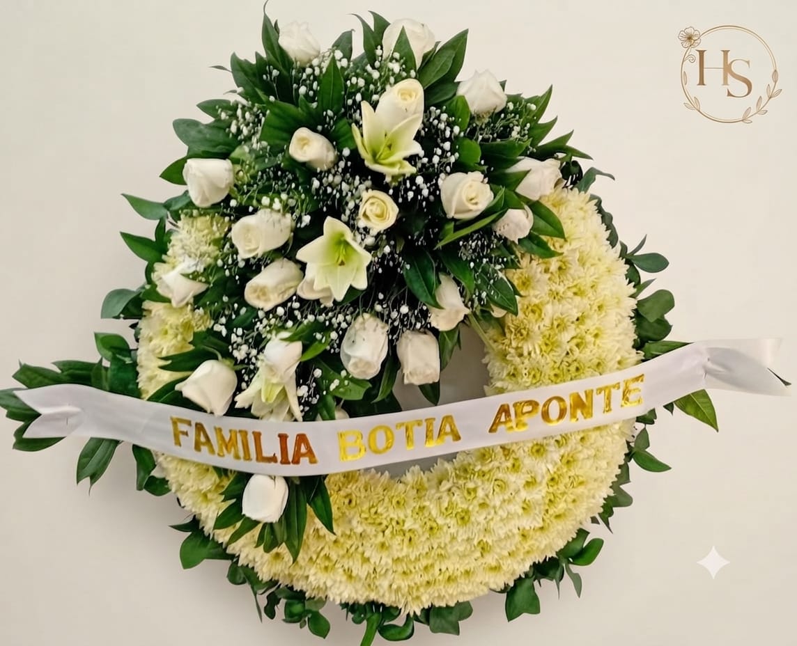 Corona Fúnebre: Homenaje de Memoria y Respeto