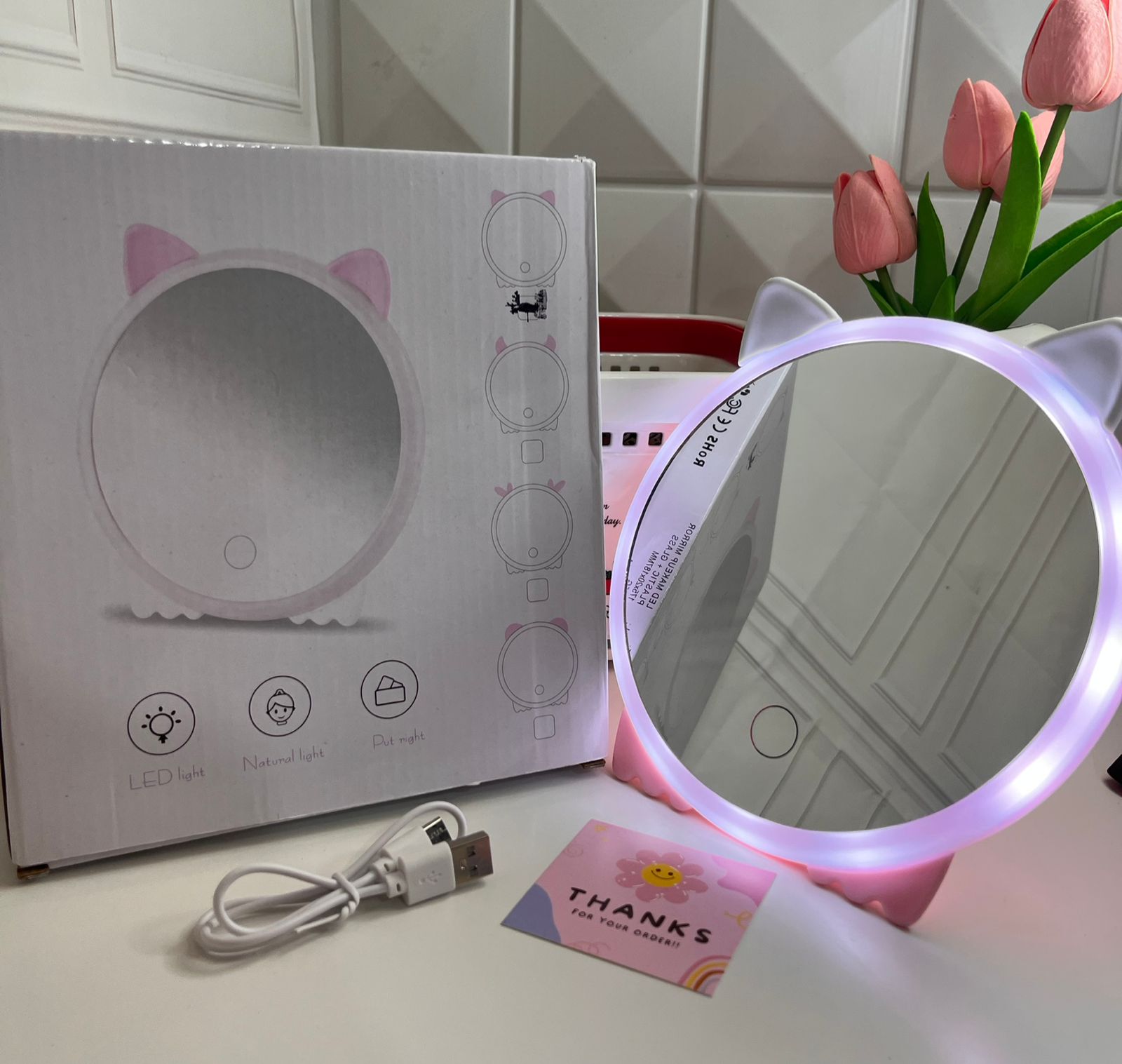 Espejo Led con 3 intensidades