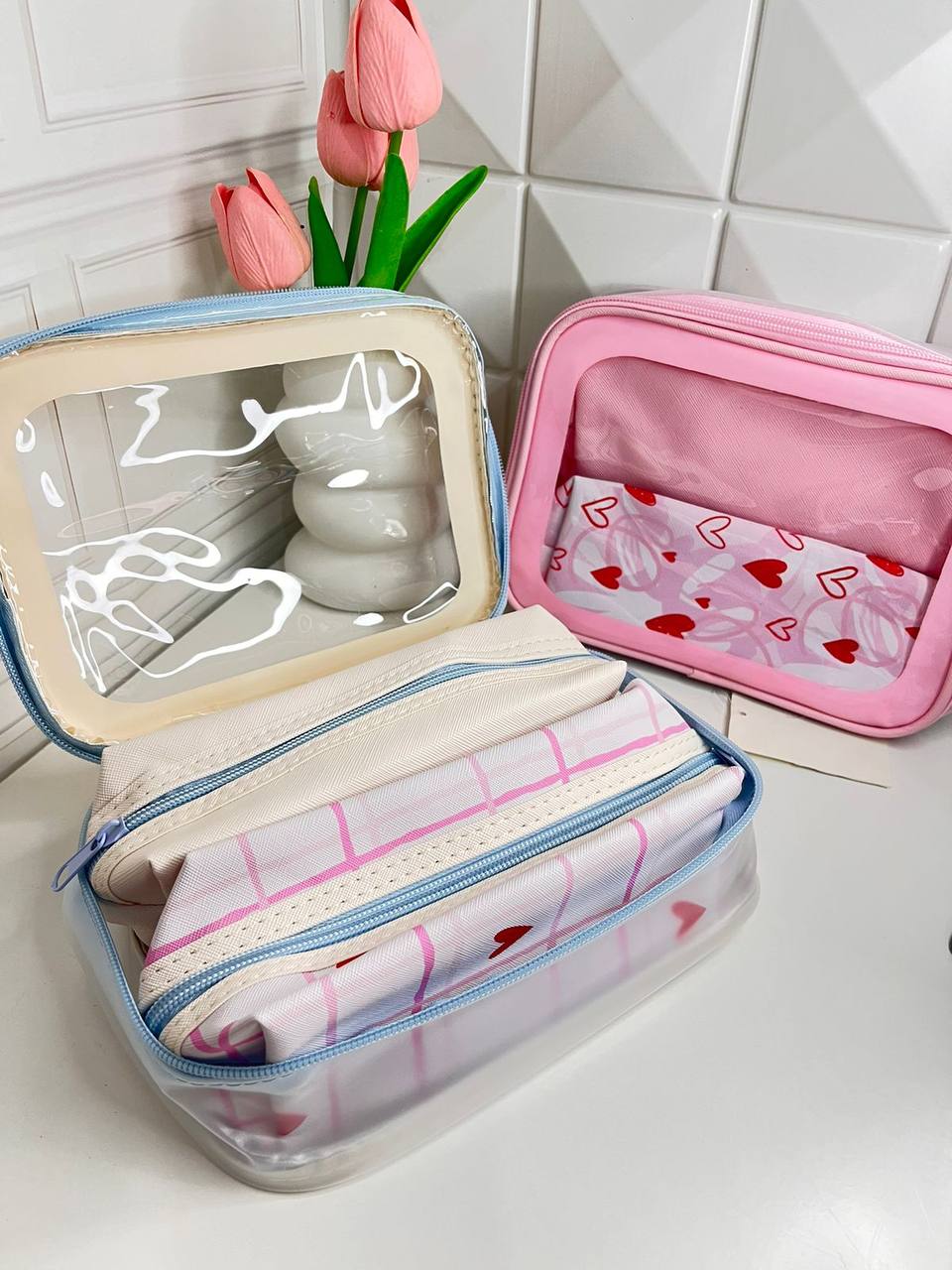 Cosmetiquera 3PCS