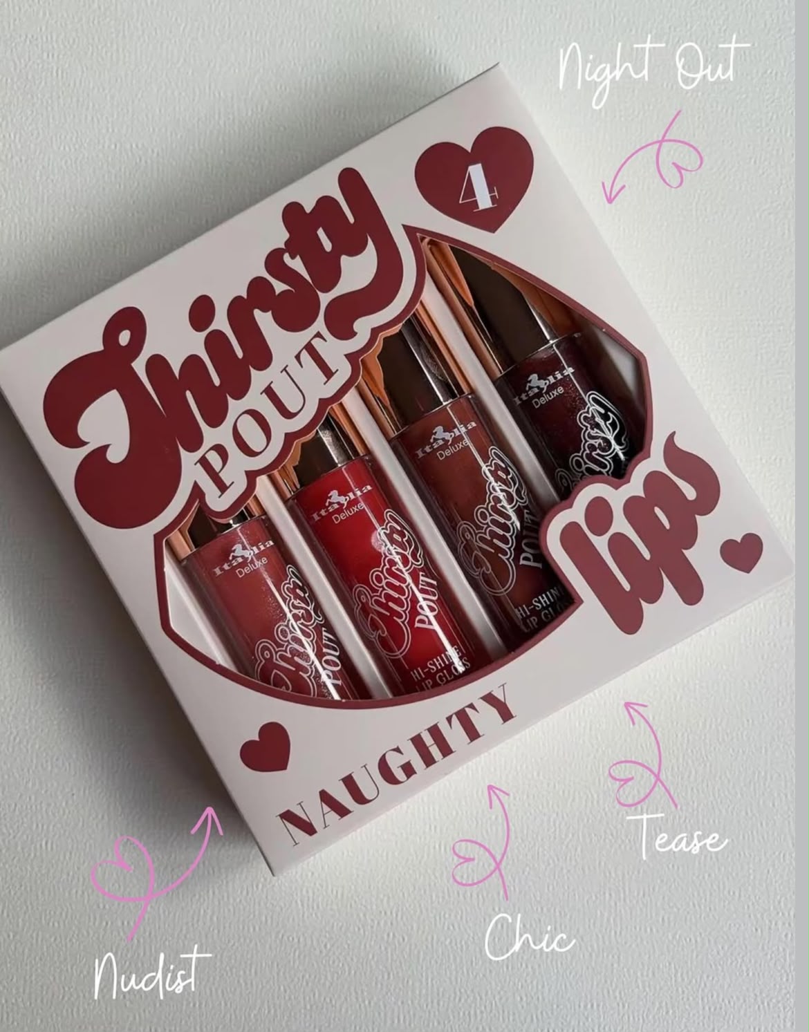Set Lipgloss Italia Deluxe