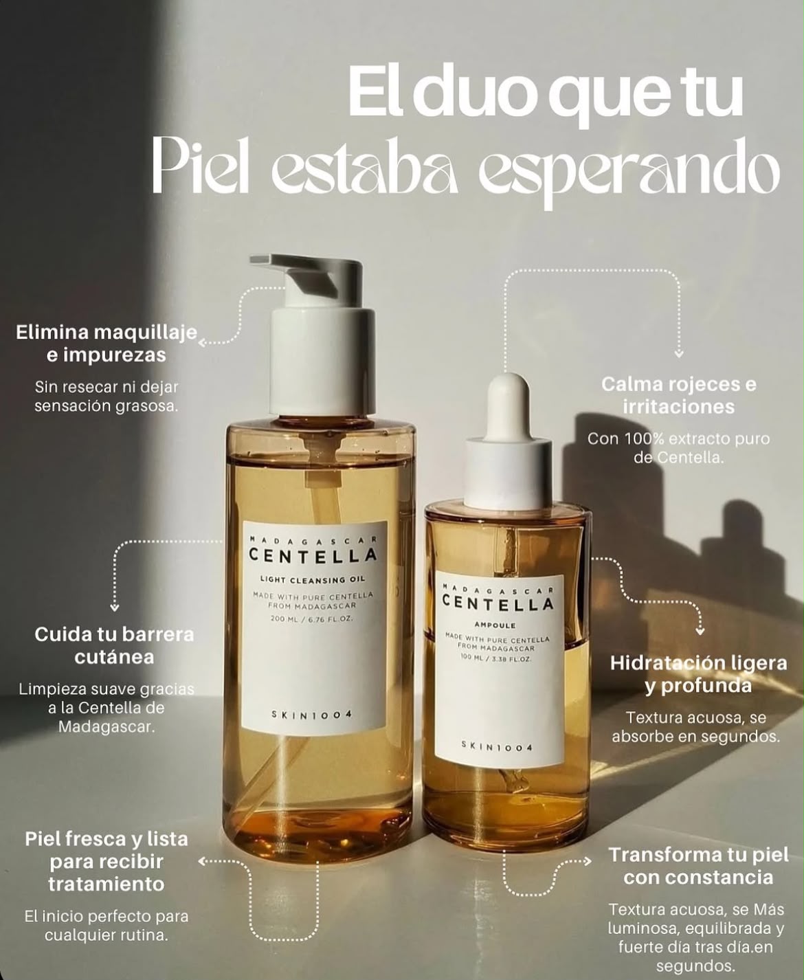 Dúo Limpiador Facial Centella Skin 1004