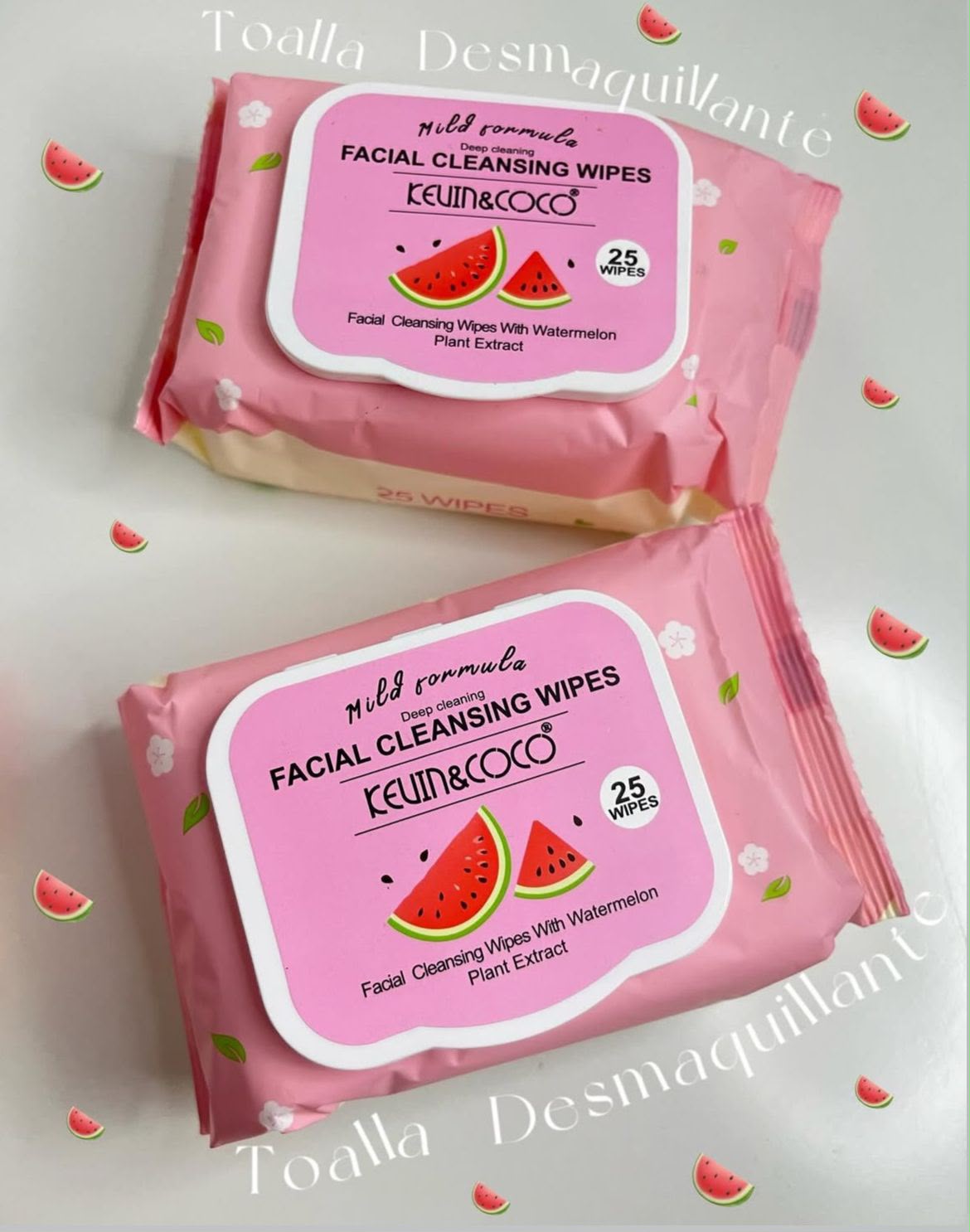 Toallas humedas Sandia y Fresa