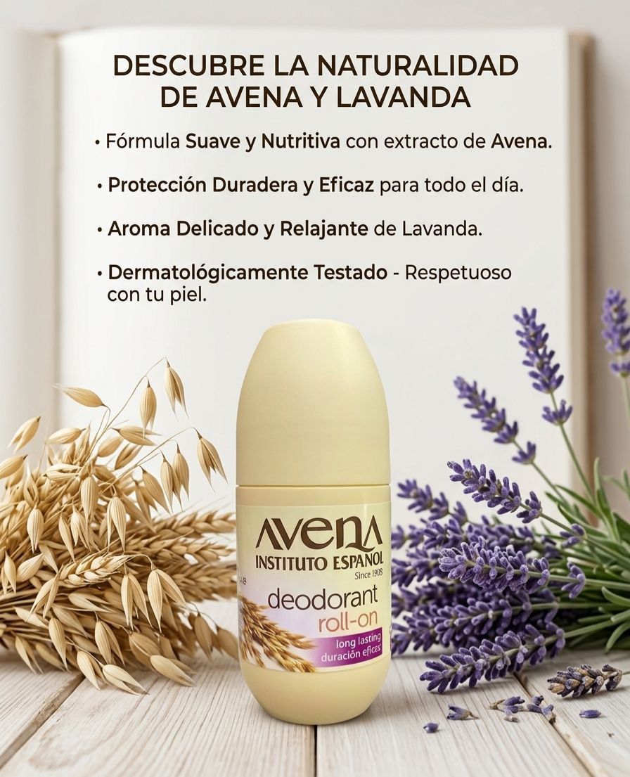 Desodorante Instituto Español (Avena, Leche, Suave sin aluminio)
