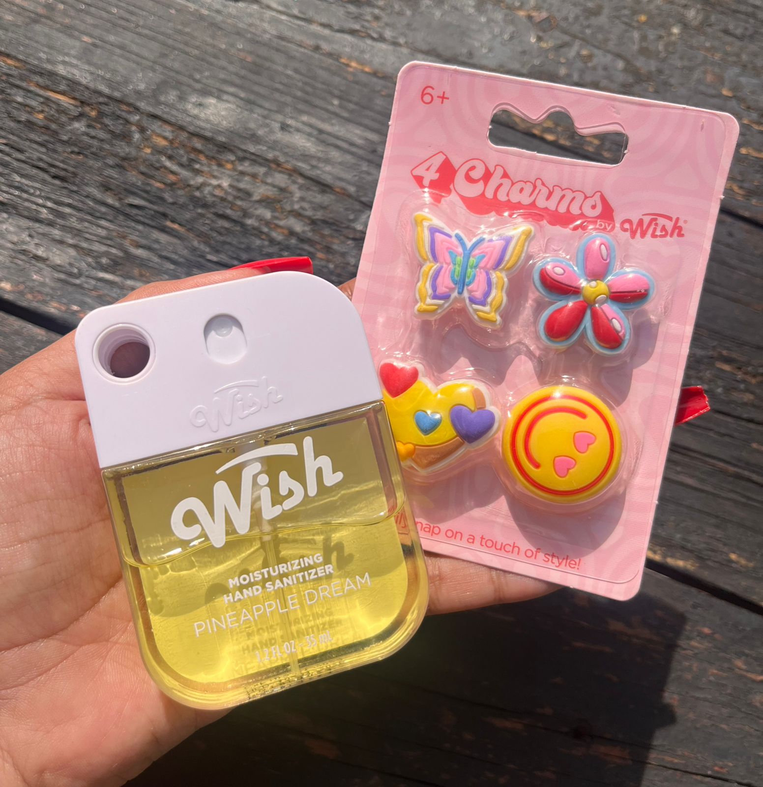 Desinfectante y Charms Decorativos Wish