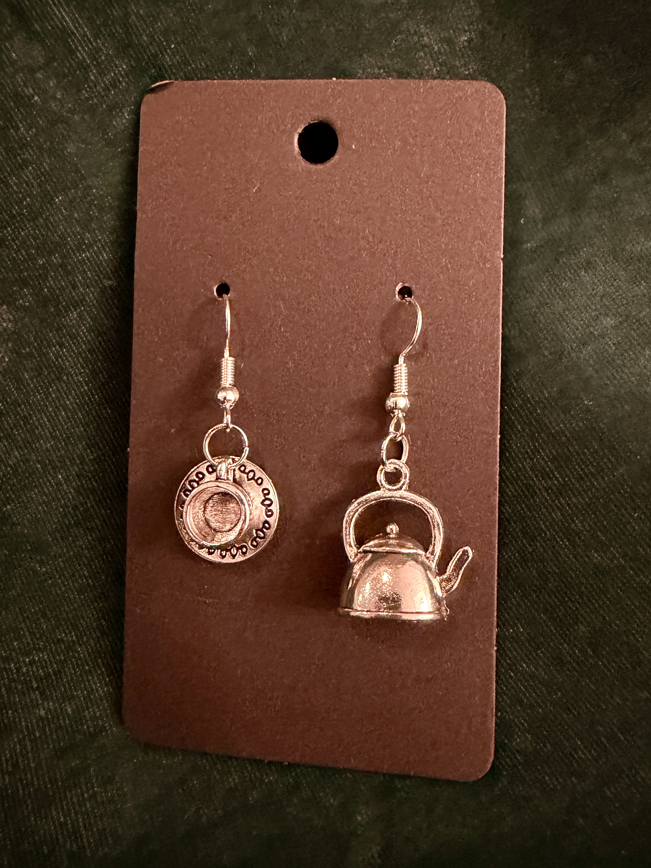 Teapot & Teacup Mismatched Earrings
