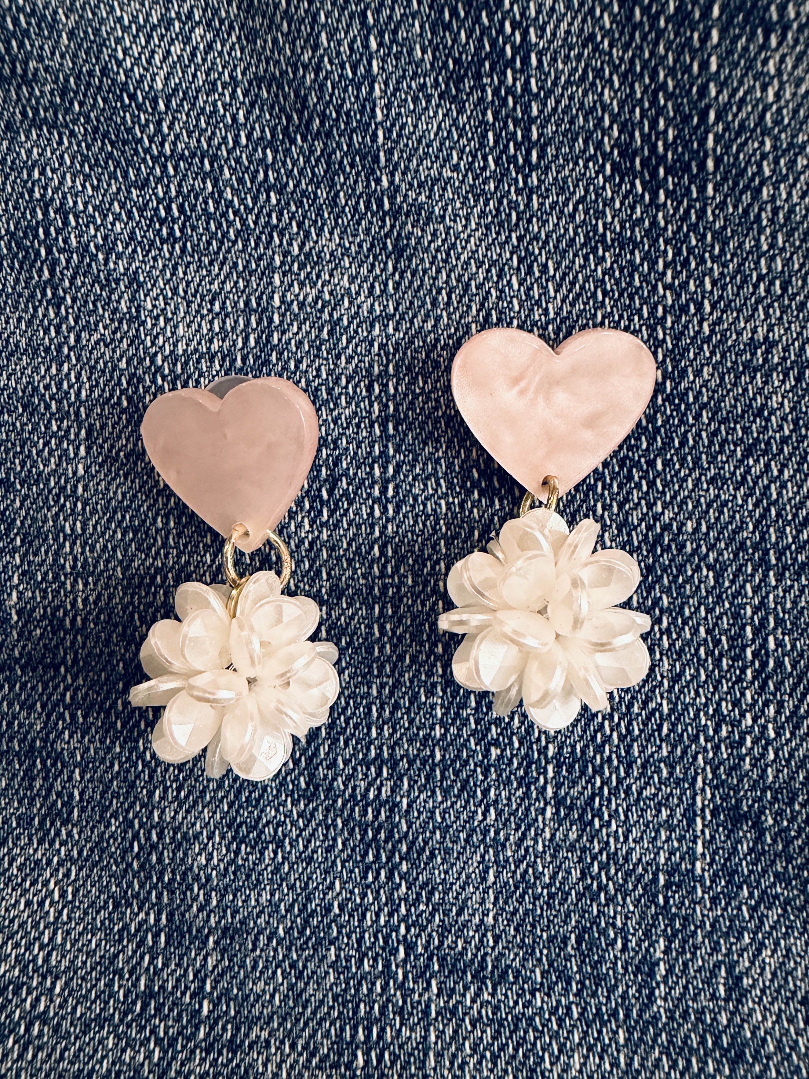 Heart & Blossom Statement Earrings