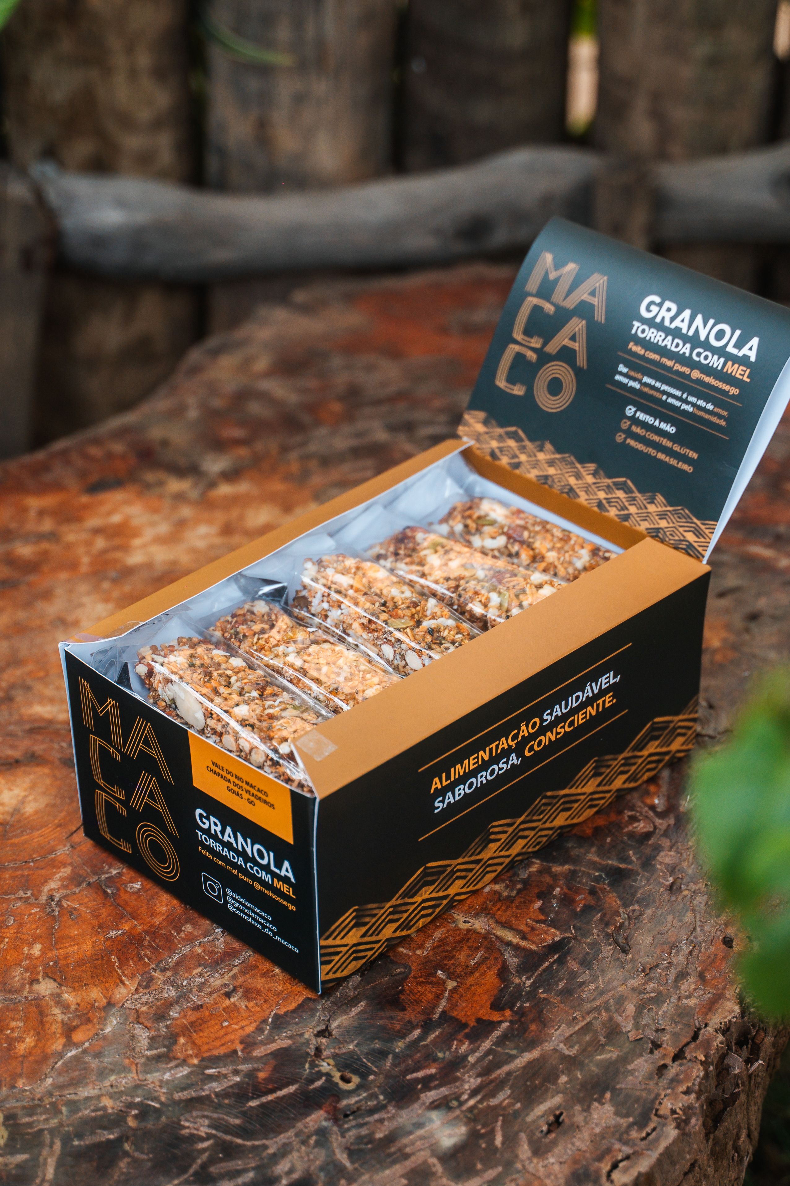 Caixa de Barra Macaco 50g — 20 unidades