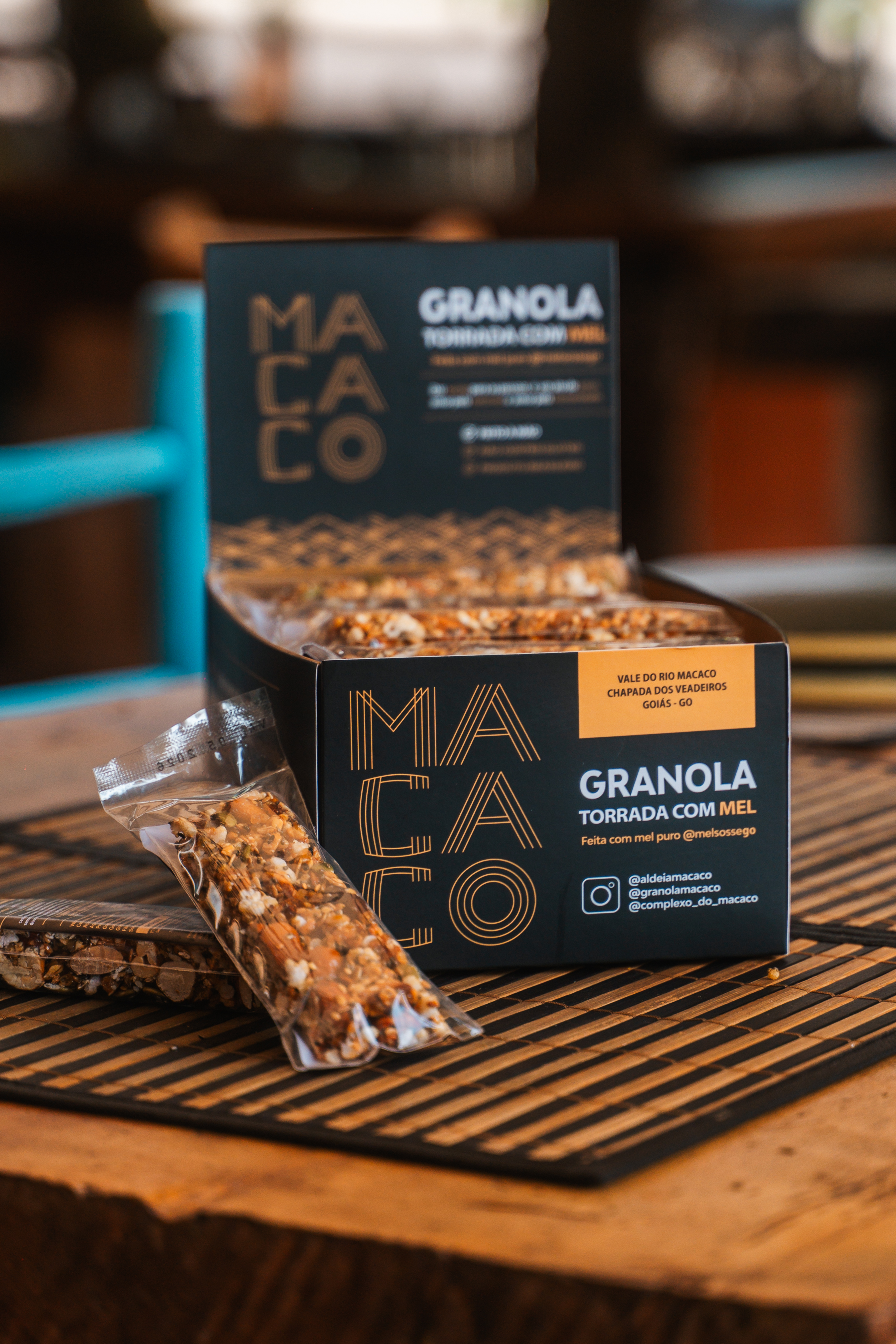 Caixa de Barra Macaco 50g — 20 unidades