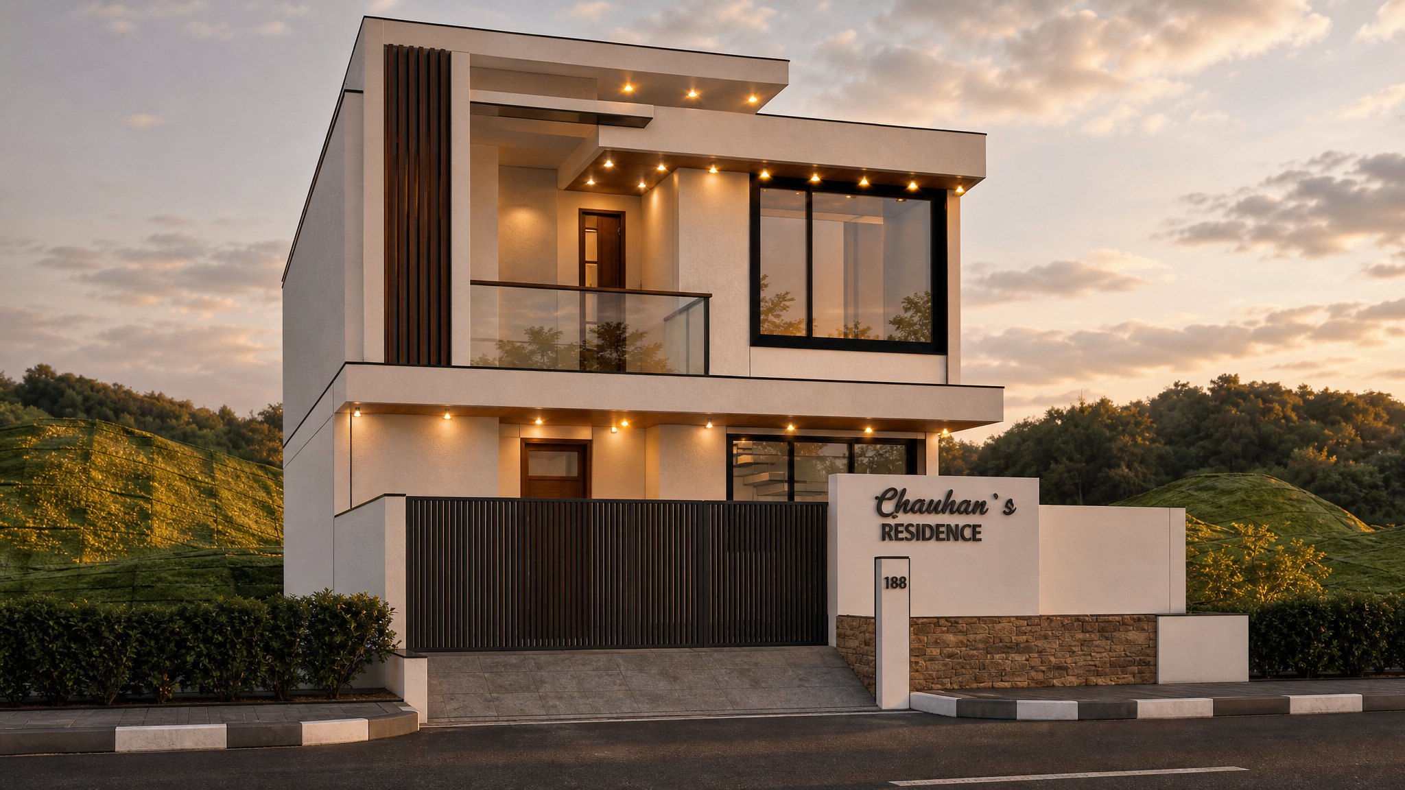 Modern House 3D Render