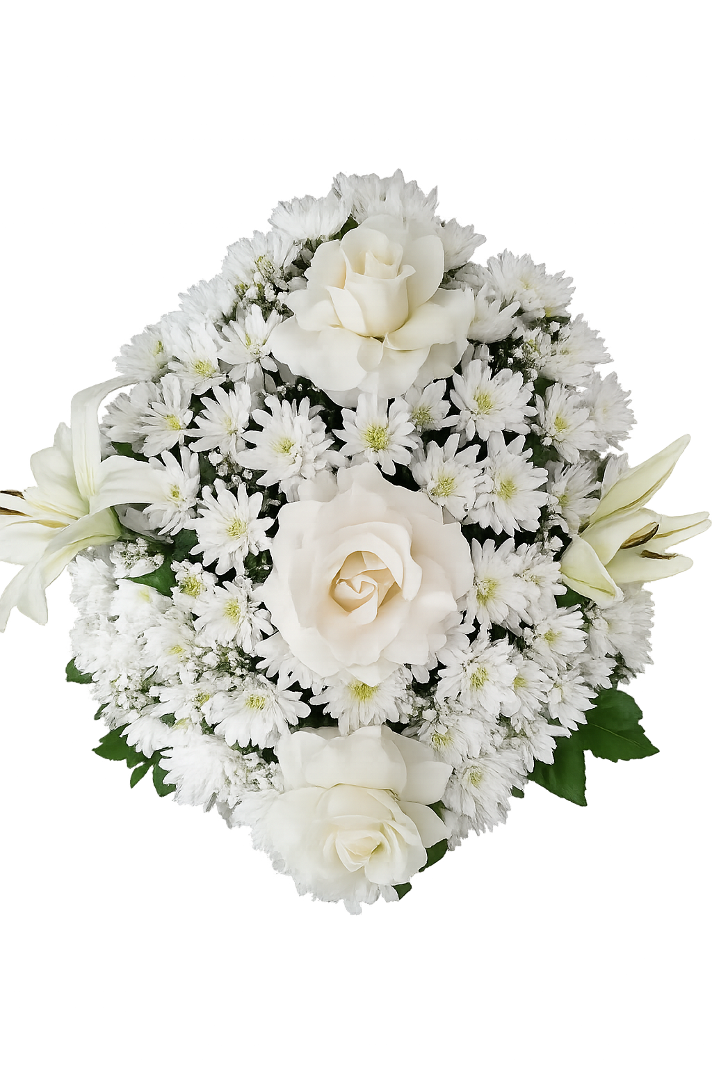 Arreglo Floral Fúnebre Ovalado