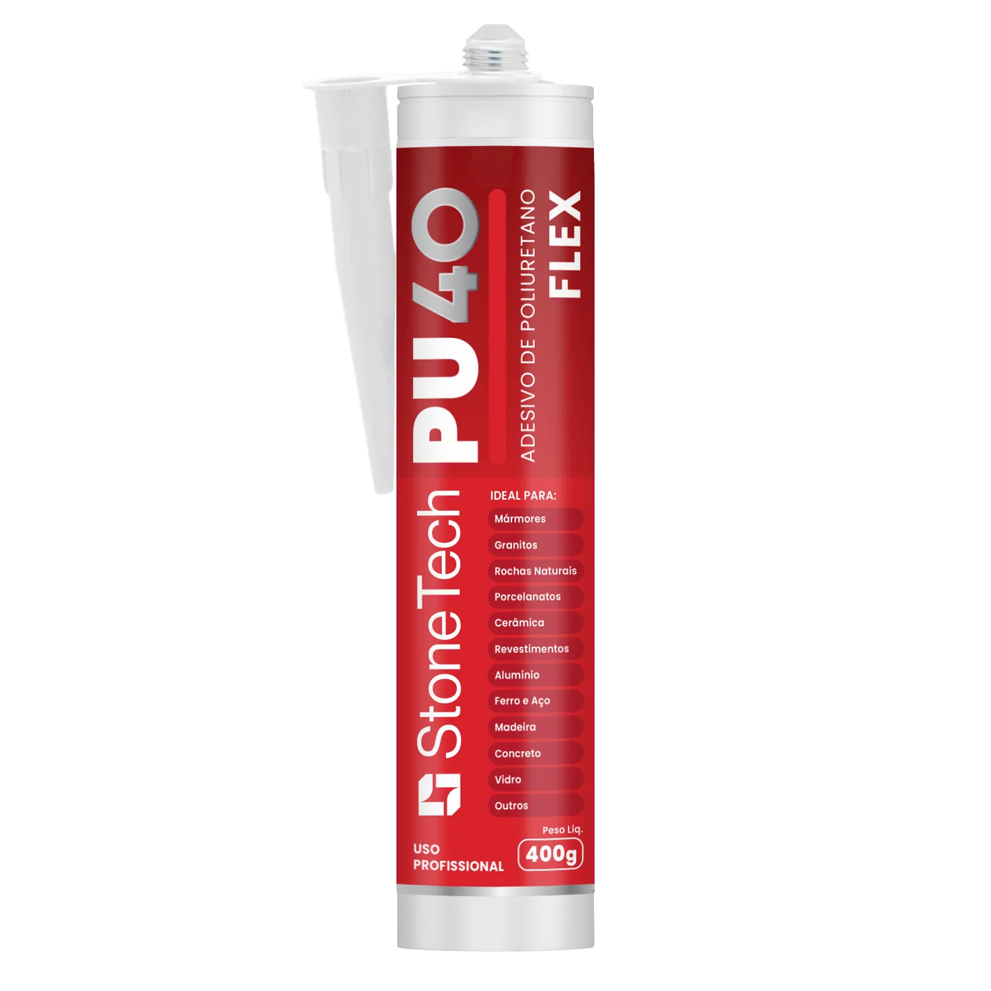 Cola Pu 40 Para Mármore e Granito Flexível | 400g
