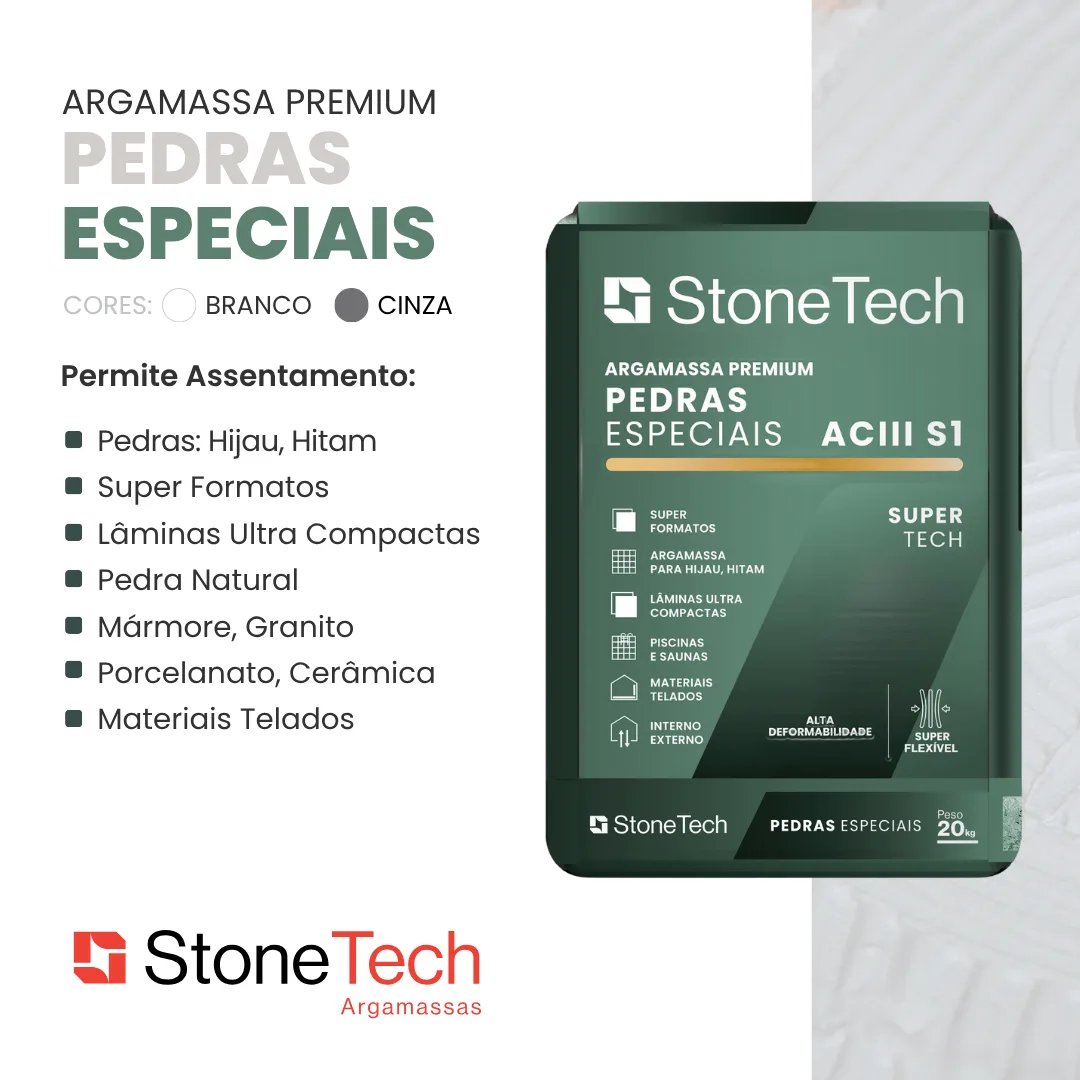 Argamassa Premium Pedras Especiais ACIII S1