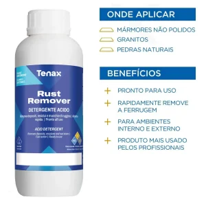 Removedor De Ferrugem Para Pisos Granitos Pedras Naturais Tenax 1 L