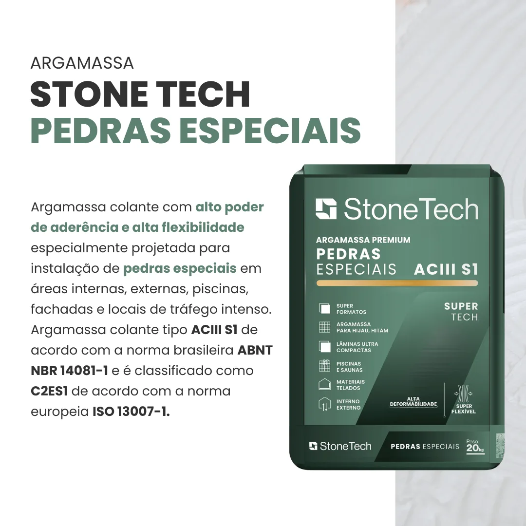 Argamassa Premium Pedras Especiais ACIII S1