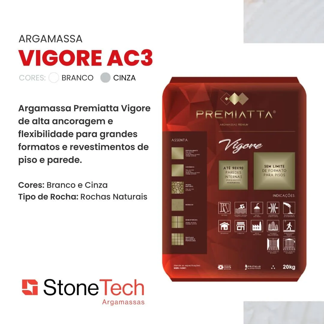 Argamassa Premiatta Vigore 20kg