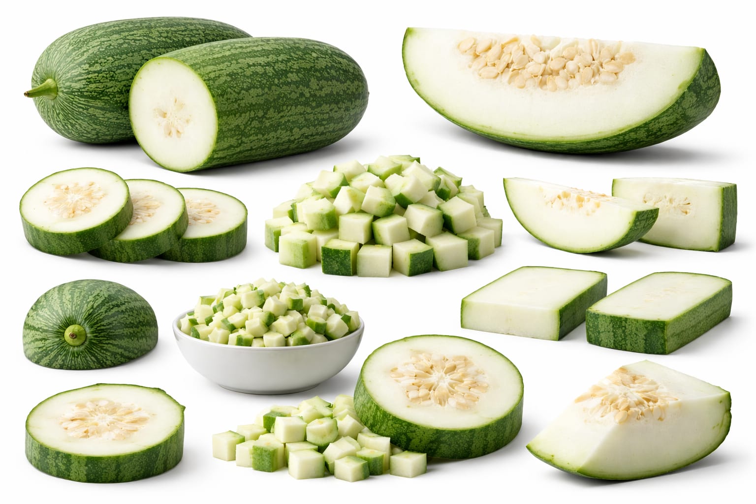 കുമ്പളങ്ങ കട്സ് / Bottle Gourd 300G