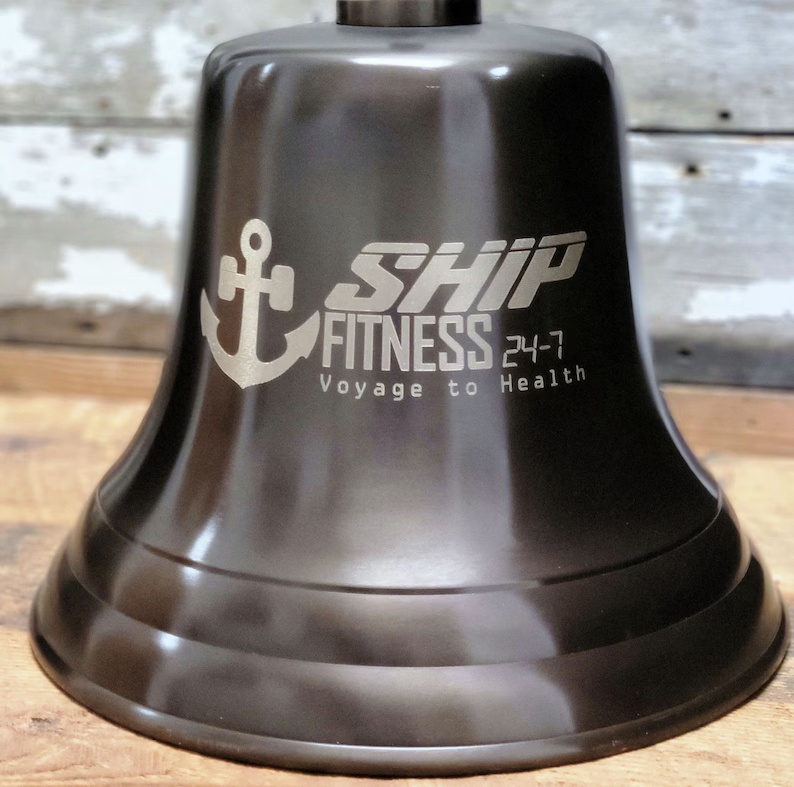 custom made Personalized Engraved Brass Bell