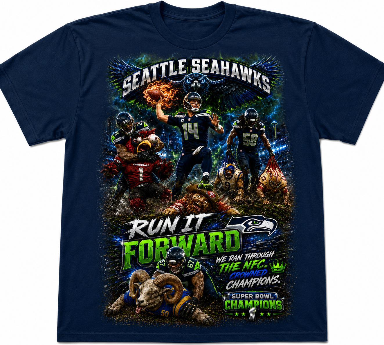 Seattle Seahawks Graphic Tee