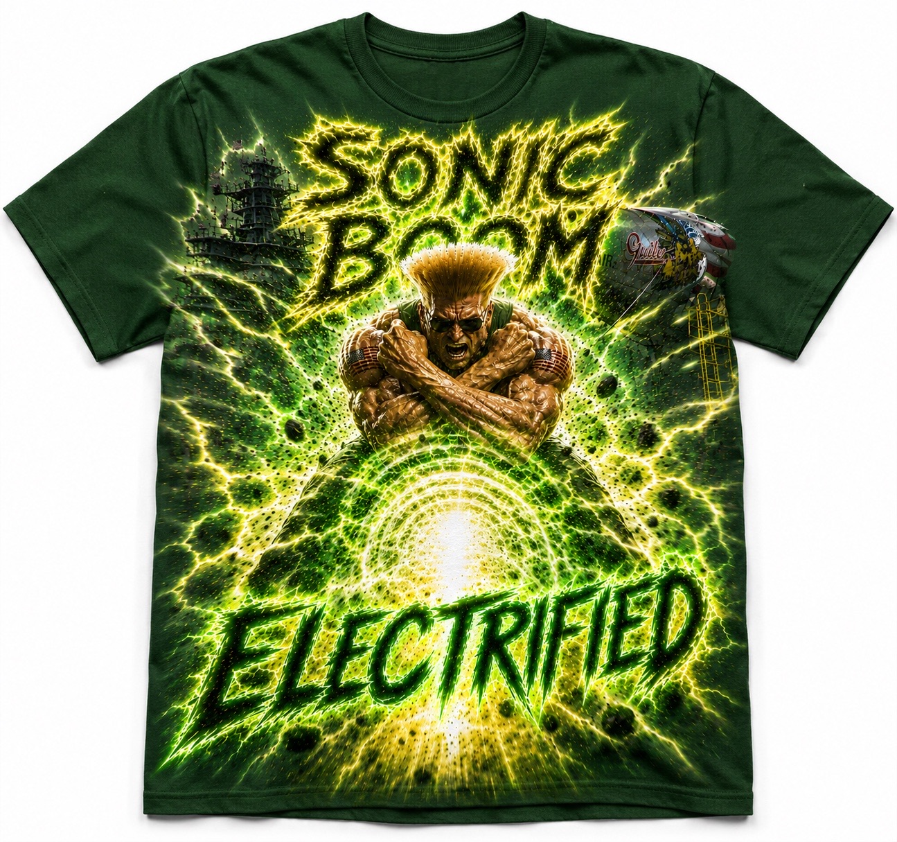 Electrified – Sonic Boom Guile Tee