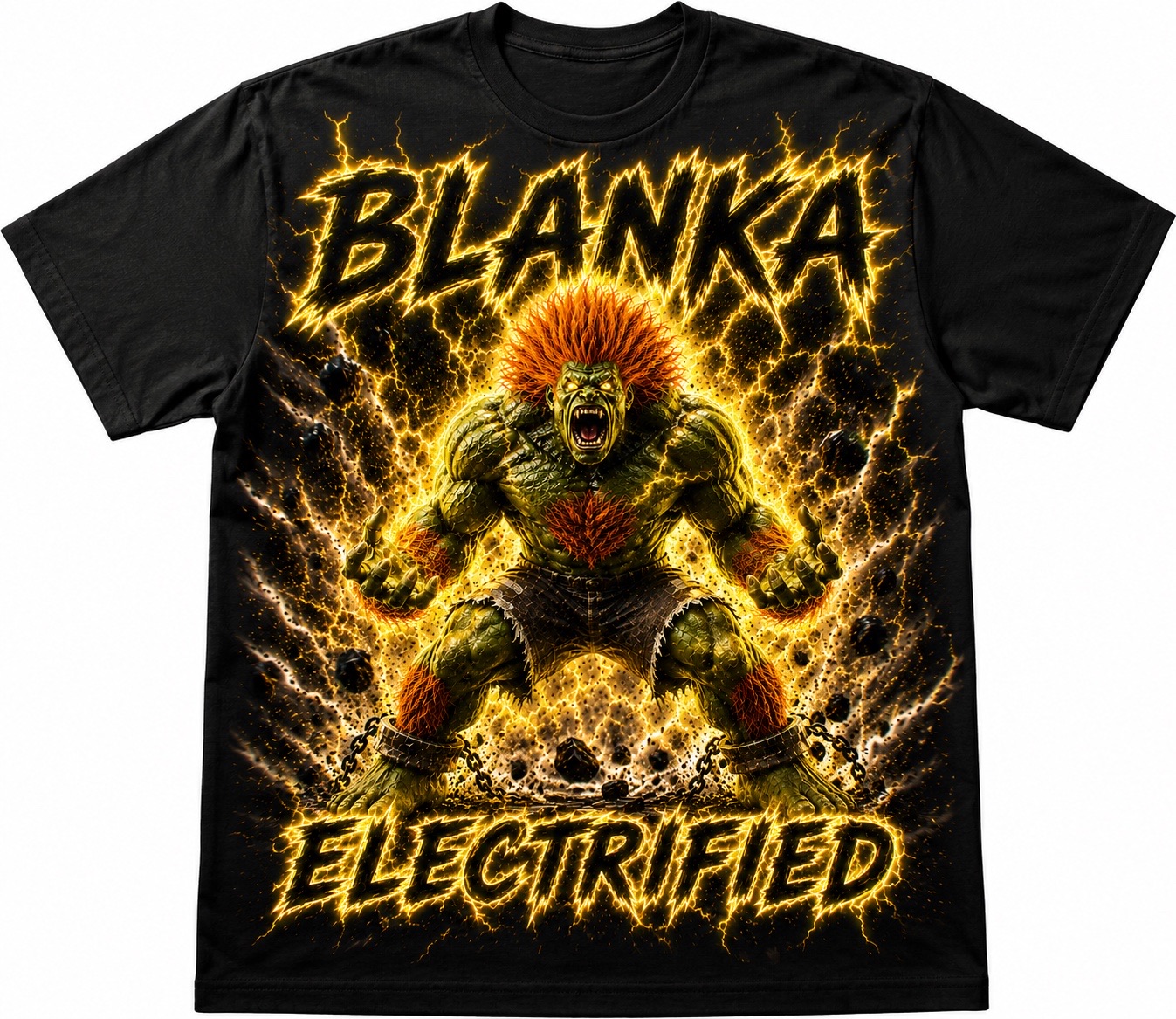 Blanka – Electrified Fury Tee