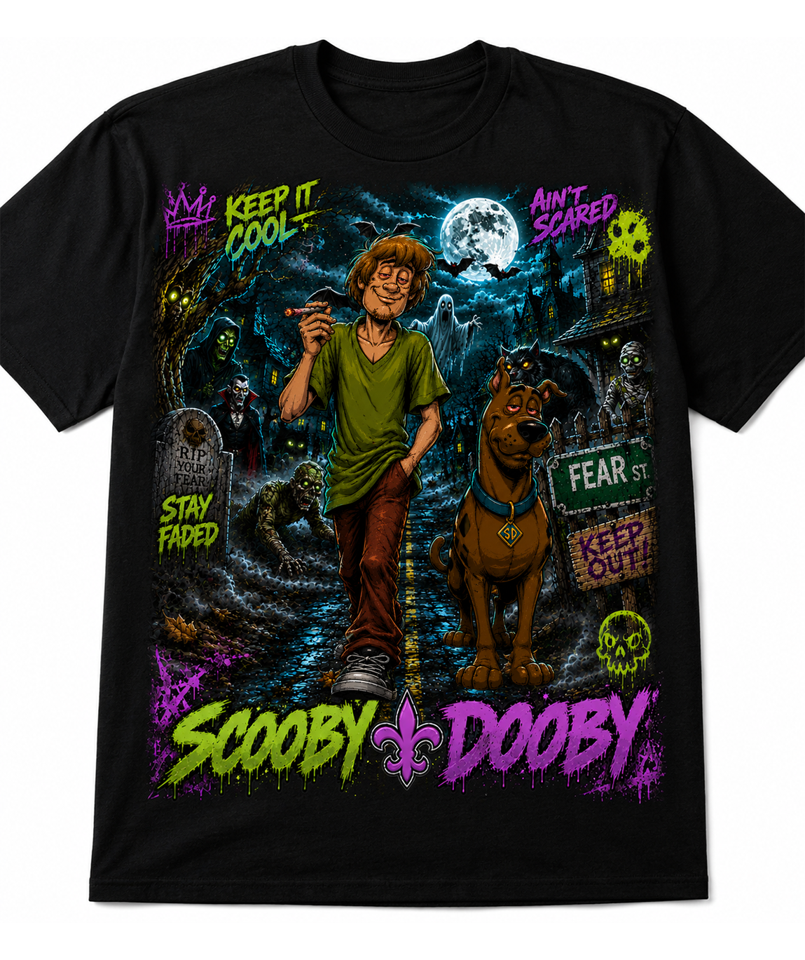 Scooby-Doo Spooky Road Graphic Tee